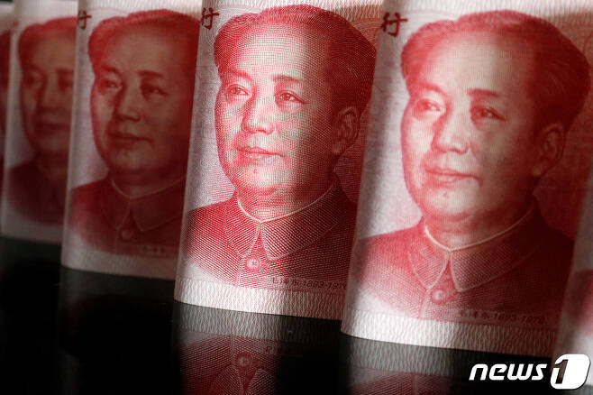 중국 위안화 지폐 ⓒ 로이터=뉴스1