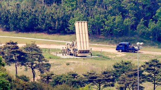 경북 성주군 초전면 소성리 사드(THAAD·고고도미사일방어체계) 기지. 뉴스1