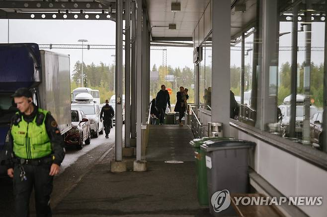 러시아 접경지의 핀란드 출입국사무소  [AFP 연합뉴스 자료사진. 재판매 및 DB 금지]