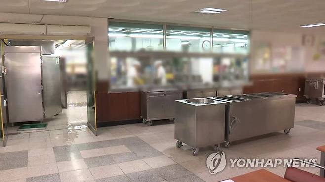 급식실. 위 사진은 해당 기사와 직접적인 관련이 없습니다. [연합뉴스TV 제공]