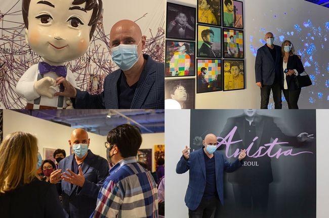 The meeting between Kim Ho-joong, a Tvarrotti, and Alejandro Vigilante, a pop artist, was concluded.On the 30th, Alejandro Vigilante released photos of 2022 Kim Ho-joong exhibition Star Song (hereinafter referred to as Star Song) visit certification through the official SNS channel, attracting the attention of fans.In the released video, Alejandro Vigilante is shown playing hearts with a statue of Kim Ho-joong as a child, and he has also been attracting attention by showing himself watching Greene Kim Ho-joong.In particular, Alejandro Vigilante said, Today I went to Kim Ho-joong Star Song.I have come to understand and understand the life he has lived and the moments with World celebrities through art, Kim Ho-joong and his team are amazing and great.I am also honored to be part of the team and participate in this art show. My schedule is not the end of the day, because Im going to see more special performances tomorrow.The special moment will continue to come, he said, noting that he also took a certified shot in front of the official poster of 2022 KIM HO JOONG CONCERT TOUR [ARISTRA] (Aristra).While Alejandro Vigilante visited Korea and even went to the Exhibition Song of the Stars, Kim Ho-joong said to Alejandro Vigilante, who expressed himself as pop art last year, I am grateful for the work that expresses me.I will wait for the day when I will actually see the artists picture someday. In the Song of the Stars, where you can get a glimpse of the special encounters between Kim Ho-joong and Alejandro Vigilante, there are spaces that contain various themes and meanings, including World pop artist Alejandro Vigilantes various Kim Ho-joong, media exhibitions using graphics, and formative art expressing the shape of young Kim Ho-joong.The Star Song is currently held at The Seoullithium (Galleriaphore) and is available through Interpark tickets and on-site purchases.Meanwhile, Kim Ho-joong will host the 2022 National Tour Concert Aristra at the Olympic Gymnastics Stadium from September 30 to October 2.Alejandro Vigilante Official SNS Channel Capture