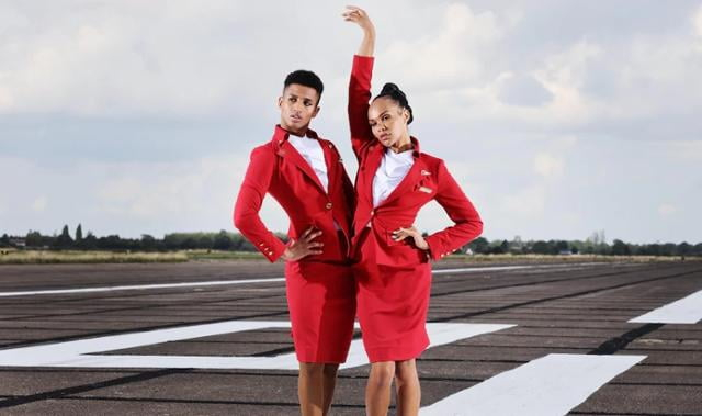 영국 항공사 버진애틀랜틱은 직원이 성별과 관계없이 유니폼을 선택할 수 있도록 하는 정책을 도입했다. /사진제공=버진애틀랜틱