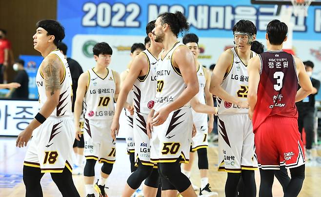 창원 LG가 2022 MG새마을금고 KBL 컵대회 4강에 진출했다.(KBL 제공)