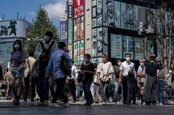 일본 도쿄 거리(사진=AFP)