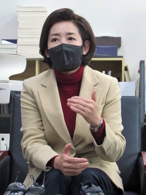 [청주=뉴시스] 천영준 기자 = 국민의힘 나경원 전 의원. 2022.02.23. yjc@newsis.com /사진=뉴시스