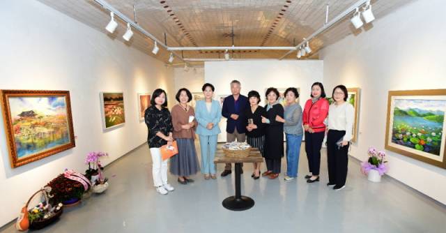 ▲순수예술 지향 그룹 '길' 제3회 회원 작품 전시회.ⓒ길