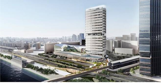 신세계동서울PFV가 서울시에 제안한 동서울터미널 현대화사업 예상도(변경 가능) [서울시 제공. 재판매 및 DB 금지]