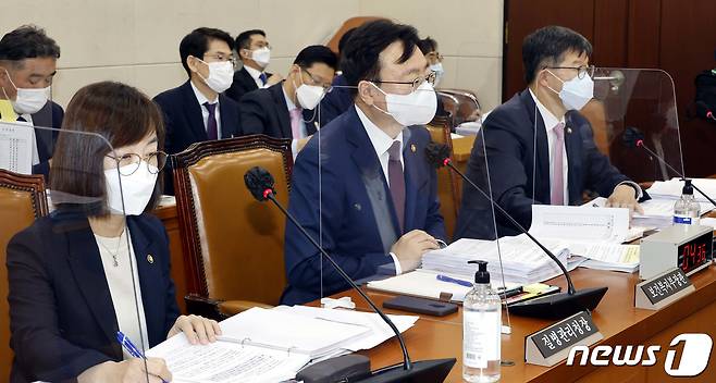 조규홍 보건복지부 장관이 5일 국회에서 열린 보건복지위원회 국정감사에서 발언하고 있다. (공동취재) 2022.10.5/뉴스1 ⓒ News1 허경 기자