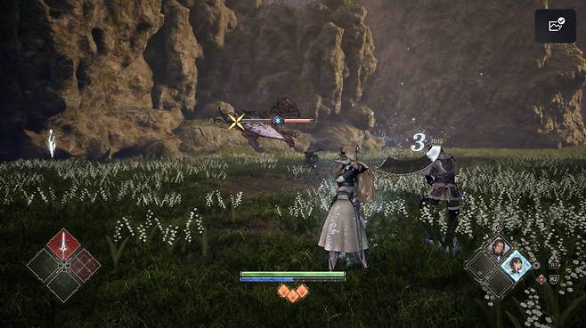 마법과 일반 공격을 동시에 사용해 빠른 템포의 전투를 펼칠 수 있다