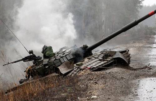 파괴된 러시아 탱크 자료사진 [사진 출처 = 연합뉴스]