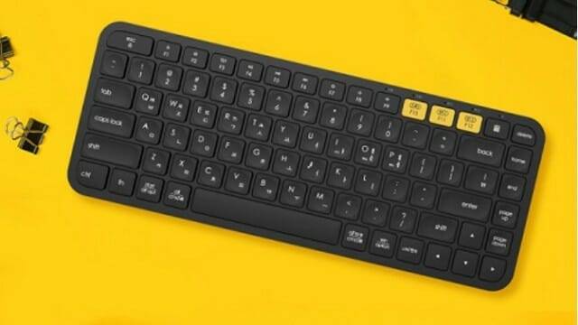 멀티 페어링 블루투스 키보드 'JWK01BT'. (사진=주연테크)