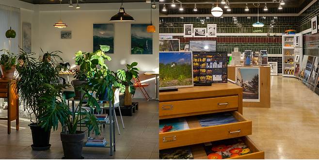 구도심인 옥천동에 자리한 '비사이드그라운드'. 카페 겸 편집숍으로 운영하는데 관광객보다 현지 젊은층이 즐겨 찾는 공간이다.