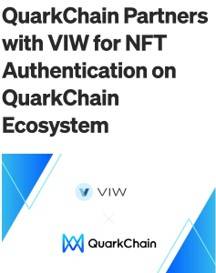 ㈜브이아이더블유와 쿼크체인.