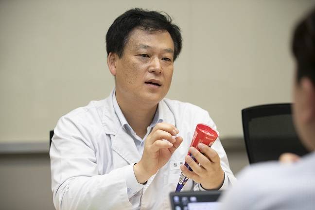 정원석 롯데중앙연구소 아이스연구팀장 / 사진=이명근 기자 qwe123@