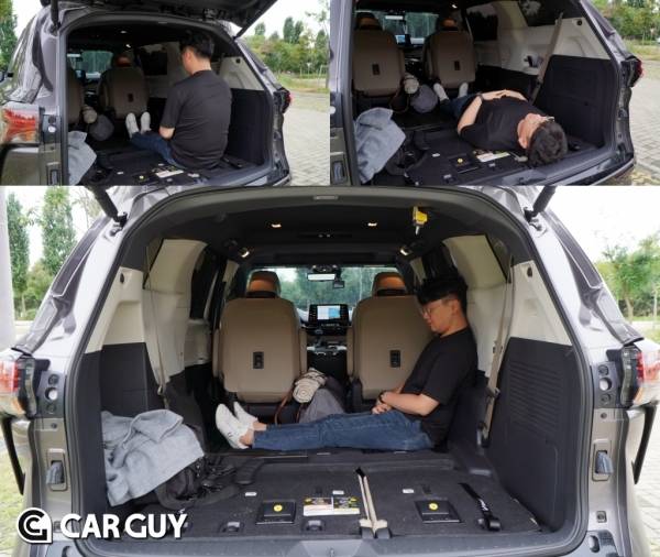 차박을 하기에도 넉넉한 공간