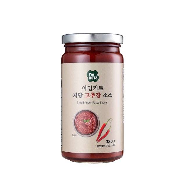 아임키토 저당 고추장 – 약콩가루와 알룰로스로 일반 고추장 맛을 최대한 구현한 저당 고추장.