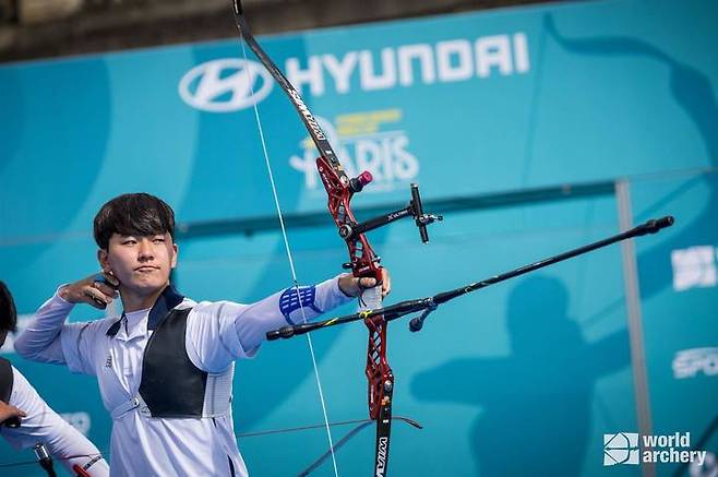 [서울=뉴시스]양궁 김제덕. (사진=대한양궁협회 소셜네트워크서비스)