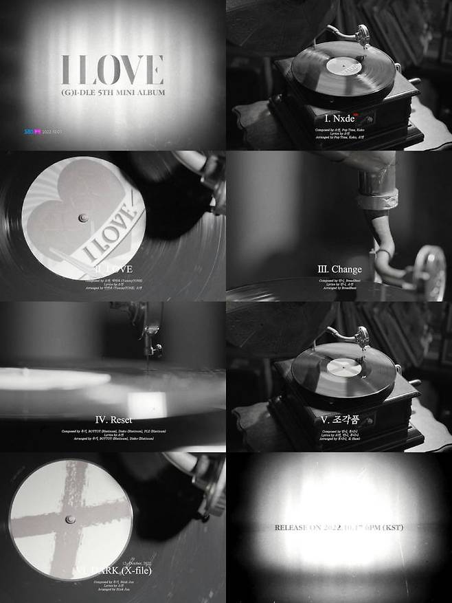 [서울=뉴시스]  '아이 러브(I love)' 오디오 티저 2022.10.10 (사진=큐브) photo@newsis.com *재판매 및 DB 금지