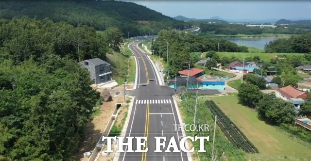 국도23호선 시설개량공사 현장 사진/장흥군 제공