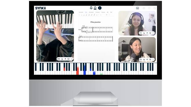온라인 음악 교육 서비스 싱키 이미지