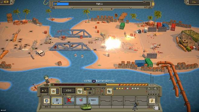 귀여운 첫인상과 다르게 나름 치열하게 진행되는 전투