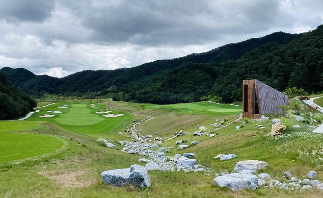 성문안CC 7번홀.