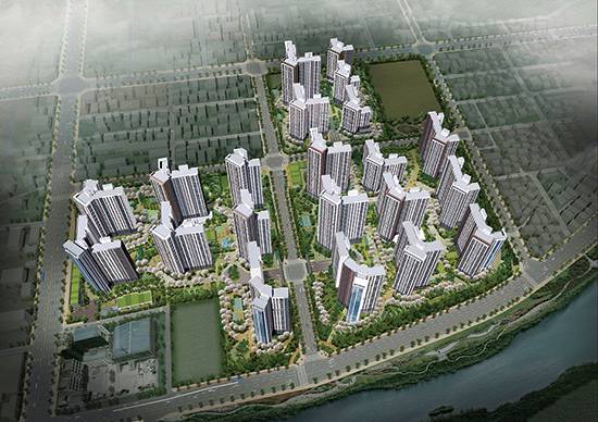 대전 ‘둔산 더샵 엘리프’ 조감도(사진 포스코 건설)