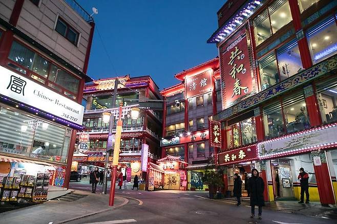 인천 차이나타운 야경 [인천관광공사 제공. 재판매 및 DB 금지]