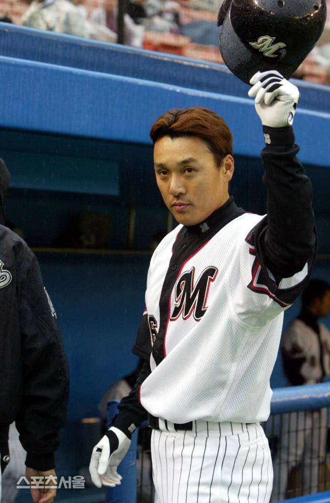 지바 롯데 시절 이승엽. 스포츠서울DB