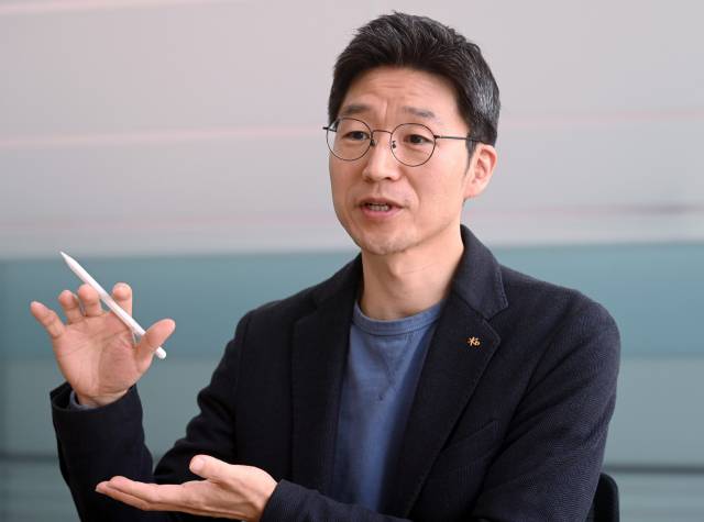 차동호 KB자산운용 ETF솔루션운용본부장이 서울 여의도 본사에서 본지와 인터뷰를 하고 있다. 성형주 기자