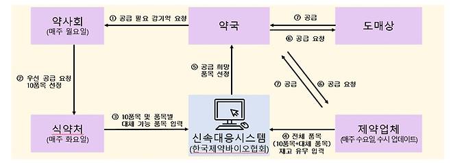 정부가 마련한 감기약 신속 대응 시스템. /식품의약품안전처