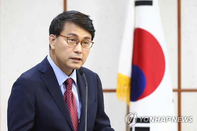 국민의힘 윤상현 의원이 지난달 6일 오후 국회 의원회관에서 열린 '통신비밀보호법 개정안 토론회 - 동의없는 녹음, 이대로 좋은가?'에서 발언하고 있다. [국회사진기자단]