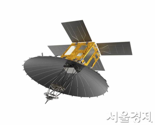 '425사업'의 일환으로 개발되는 SAR위성의 이미지. 사진제공=KAI