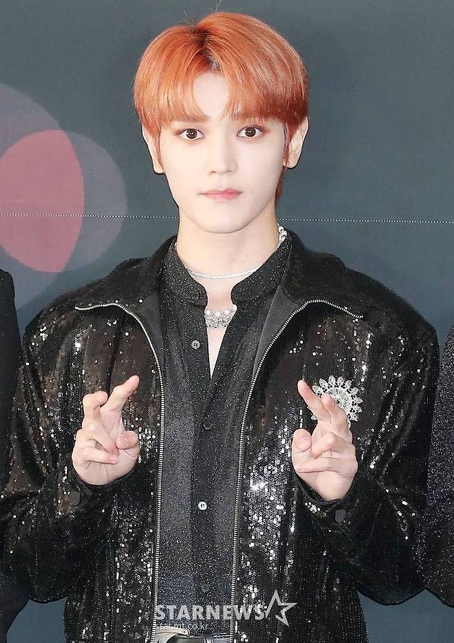 NCT 127(엔시티 127) 태용이 23일 오후 서울 송파구 올림픽주경기장에서 진행된 두 번째 월드 투어의 서울 스페셜 공연 'NEO CITY : SEOUL - THE LINK +'(네오 시티 : 서울 - 더 링크 플러스) 기자회견에 참석해 포즈를 취하고 있다.  NCT 127은 11월 4~5일 인도네시아 자카르타 ICE BSD에서 두 번째 월드 투어 'NEO CITY - THE LINK' 공연을 개최한다. 2022.10.23 /사진=김창현 기자 chmt@