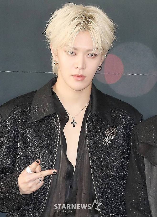 NCT 127(엔시티 127) 유타가 23일 오후 서울 송파구 올림픽주경기장에서 진행된 두 번째 월드 투어의 서울 스페셜 공연 'NEO CITY : SEOUL - THE LINK +'(네오 시티 : 서울 - 더 링크 플러스) 기자회견에 참석해 취재진을 바라보고 있다.  NCT 127은 11월 4~5일 인도네시아 자카르타 ICE BSD에서 두 번째 월드 투어 'NEO CITY - THE LINK' 공연을 개최한다. 2022.10.23 /사진=김창현 기자 chmt@