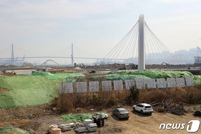 부산항 북항재개발 사업현장 ⓒ News1 DB