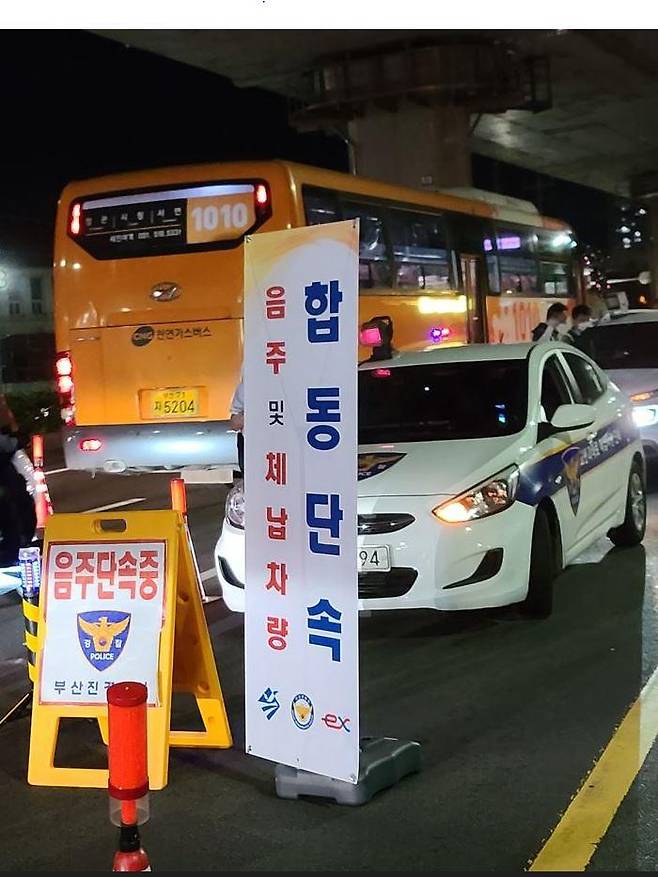 [부산=뉴시스] 부산시는  구·군, 부산경찰청, 한국도로공사와 함께 올 연말까지 자동차세·과태료 체납 차량과 음주운전 차량에 대한 야간 단속을 실시한다.(사진=부산시 제공) *재판매 및 DB 금지