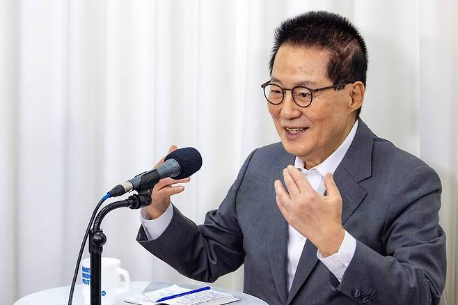 박지원 전 국정원장. ⓒ시사IN 조남진