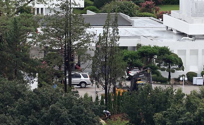 서울 용산구 한남동 관저. 연합뉴스