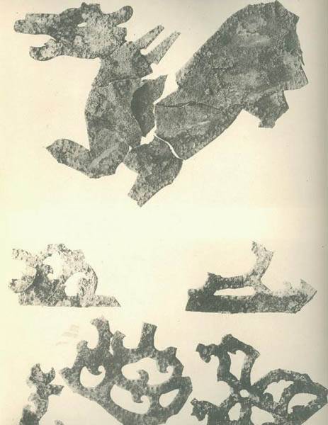 1924년 금령총 출토품 중에 금동장식으로 분류된 유물 역시 말다래에 표현된 천마로 뒤늦게 확인됐다. / 국립경주박물관 제공