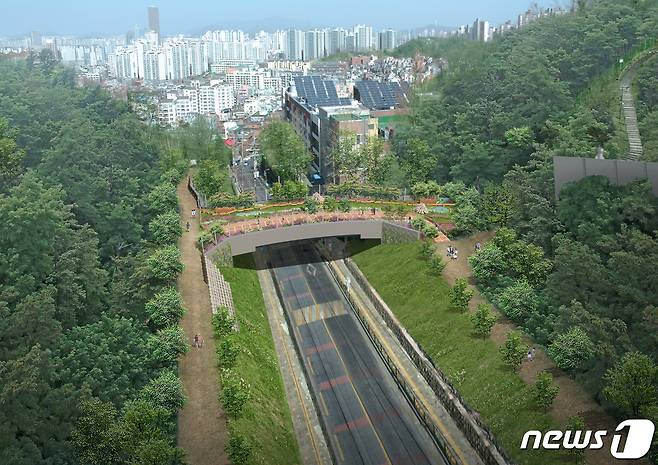 동작구 국사봉 녹지공간 조감도(동구 제공)