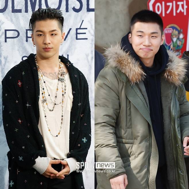 ▲ 빅뱅 멤버 태양(왼쪽)과 대성. 출처| 스포티비뉴스DB