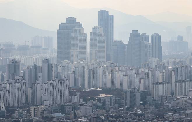 서울 강남 일대 아파트의 모습./연합뉴스