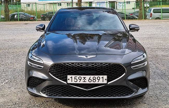제네시스 ‘G70 슈팅브레이크’. 사진 고성민 기자
