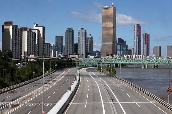 The Olympic-daero seen on Sept. 6 [JOONGANG ILBO]