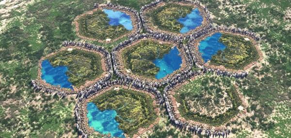 현대차그룹이 유현준건축사사무소와 공동으로 연구한 ‘HMG 그린필드 스마트시티 참조모델(Hyundai Motor Group Greenfield Smart City Reference Model)’ [사진제공=현대차그룹]