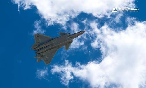 중국 스텔스 전투기 J-20  [글로벌 타임스 캡처. 재판매 및 DB 금지]