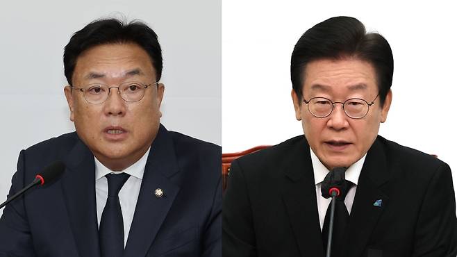 ▲국민의힘 정진석 비상대책위원장 · 더불어민주당 이재명 대표