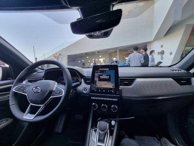 XM3 E-TECH 내부. ⓒ데일리안 편은지 기자