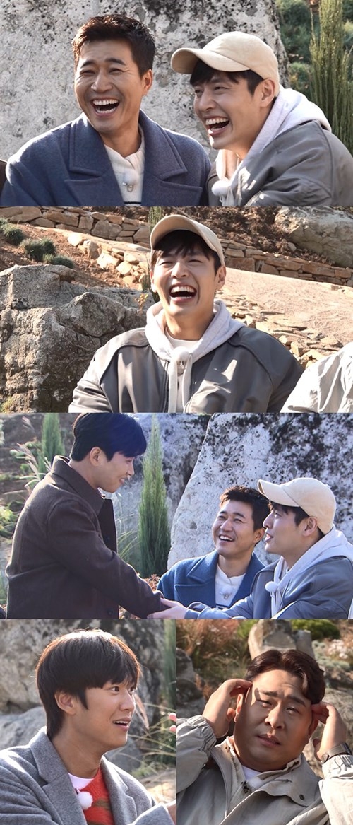 ‘1박 2일’ 강하늘이 가수 김종민을 향해 팬심을 드러낸다. 사진=KBS